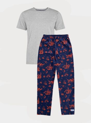 Men's Pyjama Cotton Trouser Set - Kalahari Nights