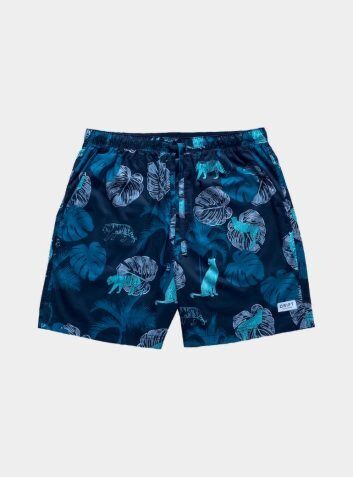 Men's Pyjama Cotton Shorts - The Tropics