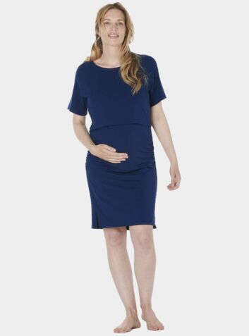 Maternity & Nursing Nattwell® Sleep Tech Nightdress - Midnight Blue