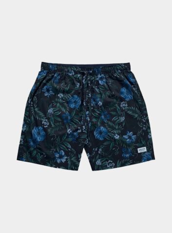 Mens Cotton Pyjama Shorts - Midsummer Bloom