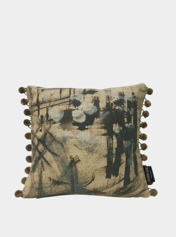 Mini Linen Cushion - Abstract No 1