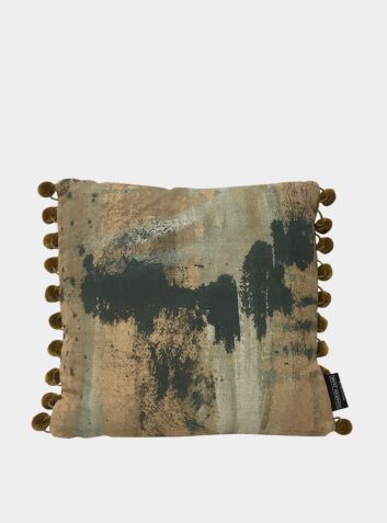Mini Linen Cushion - Abstract No 2