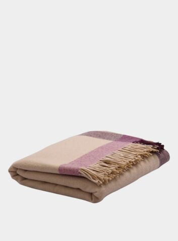 Moorland Border Wool Blanket
