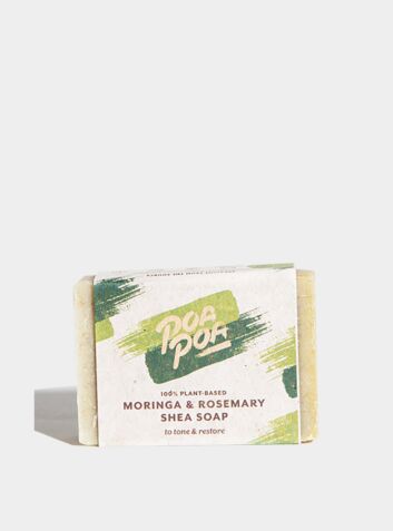 Moringa & Rosemary Natural Soap, 100g