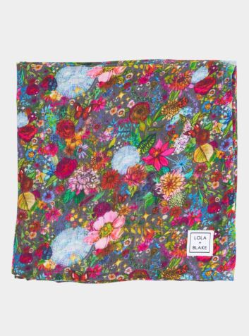Muslin Swaddle - Floral Disco