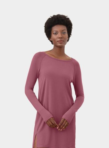Women's NATTWELL™ Long Sleeve Sleepshirt - Various Colours
