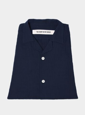 Yukata Shirt - Navy Blue