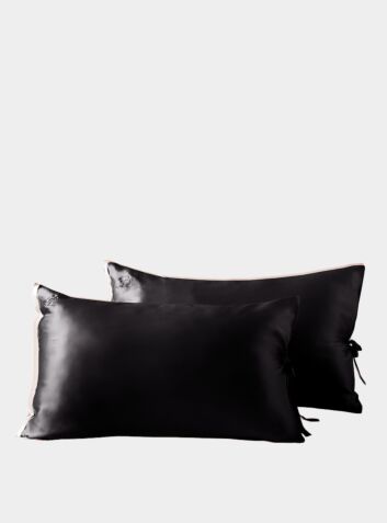 Classic Silk Pillowcase - Black