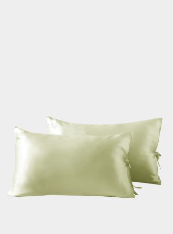Classic Silk Pillowcase - Light Green