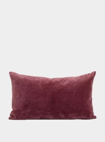 Misi Velvet Cushion - Pomegranate