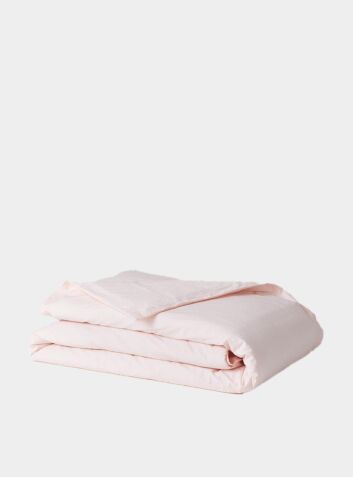 Organic Cotton Duvet Cover - Light Pink