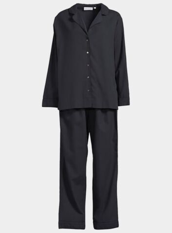 Women's Organic Cotton/Tencel Pyjama Trouser Set - Navy