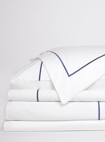Regale Oxford Organic Cotton Pillowcases - Navy