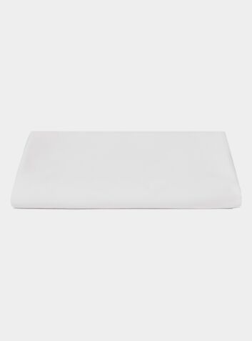 Luxury Organic Cotton Flat Sheet - White