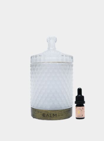 Aroma Diffuser with Lavender Organic Pure Essential Oil