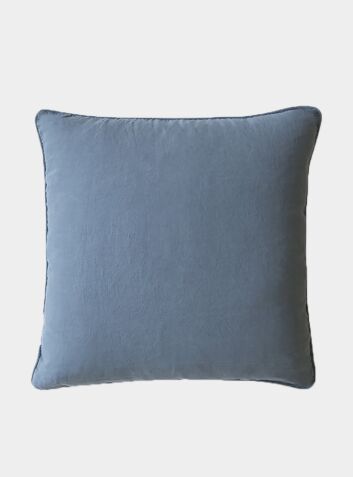 Linen Cushion Cover - Parisian Blue