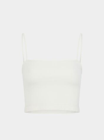 Canzo Seamless Stretch-Bamboo Cami - Moonlight White