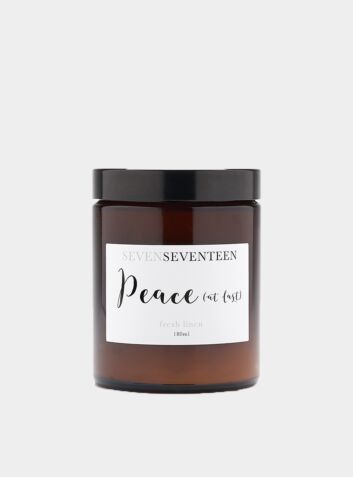 Peace (At Last) / Fresh Linen Candle