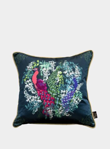 Peacock Maximalist Cushion