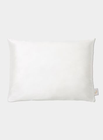 Organic Peace Silk Pillowcase - White