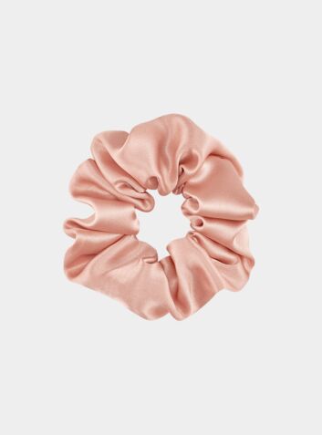 Silk Scrunchie - Shell Pink