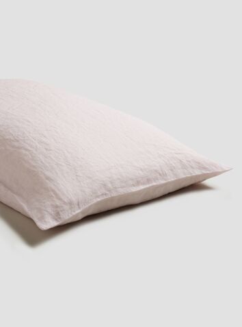 Linen Pillowcases (Pair) - Blush 