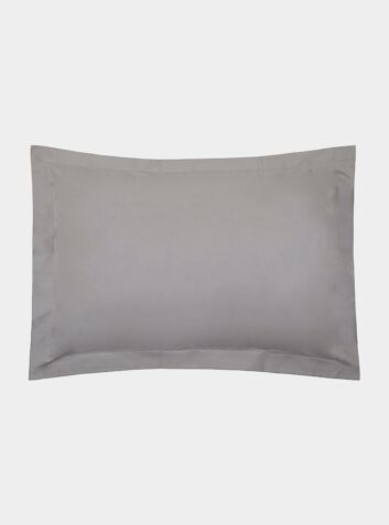 Excellence 600 Thread Count Egyptian Cotton Oxford Pillowcase - Grey