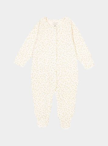 Printed Sleepsuit - Daisy Meadow