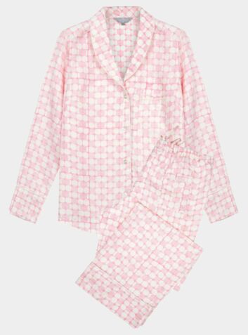 Mulberry Silk Pyjama Trouser Set - Jaipur Pink