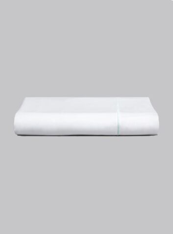 Jinshu 300 Thread Count Cotton Flat Sheet - Green