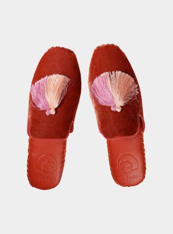 Women's Classic Handmade Slipper - Red