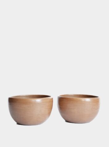 Beeswax Americano Cups - Natural Clay (2 Pieces)