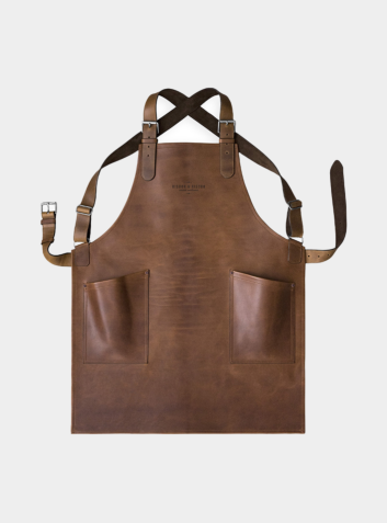 The Ragleth - Handcrafted Bespoke Leather Apron - Shale