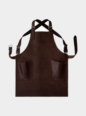 The Ragleth - Handcrafted Bespoke Leather Apron - Truffle
