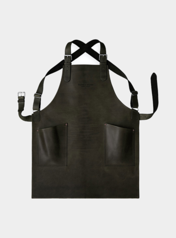 The Ragleth - Handcrafted Bespoke Leather Apron - Slate