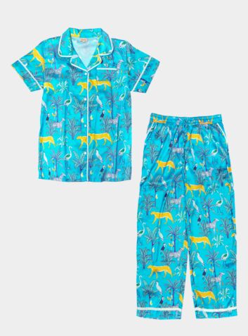Lomami Leopard PJ Set (Printed Pyjama Top + Bottoms)