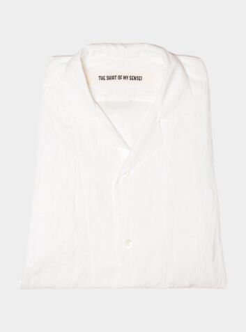 Yukata Shirt - Plaid White