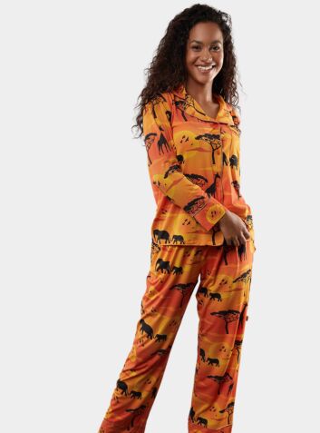 Women’s Bamboo Pyjama Trouser Set - Serengeti