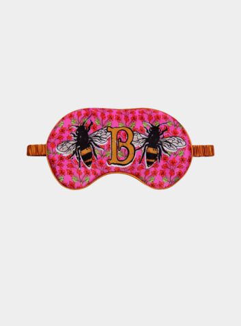 Silk Eye Mask / "B for Bees"