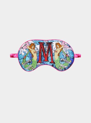 Silk Eye Mask / "M for Mermaids"