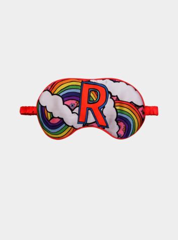 Silk Eye Mask / "R for Rainbow"