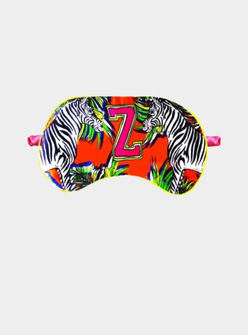 Silk Eye Mask / "Z for Zebra"