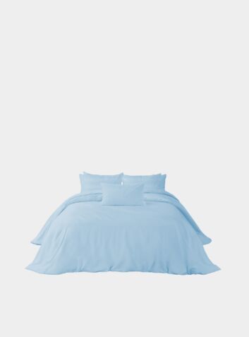 600 Thread Count Egyptian Cotton Bed Set - Sky Blue