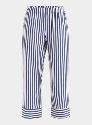 Women's Pyjama Trouser - Blue & White Stripe