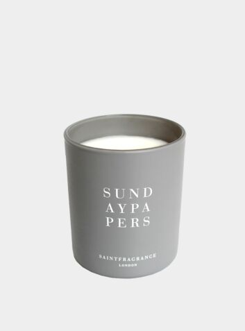 Sunday Papers Candle