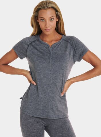 Women's Nattwarm® Sleep Tech T-shirt - Dark Grey