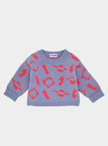 THE CUT and STICK JUMPER - BLUE - 1-2 YEARS