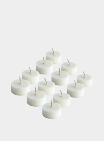 Refillable Unscented Tealights
