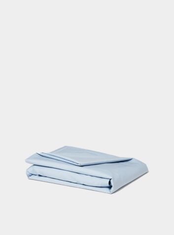 Tencel Cotton Fitted Sheet - Sky
