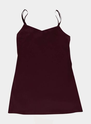 The Lady Silk Chemise - Brown